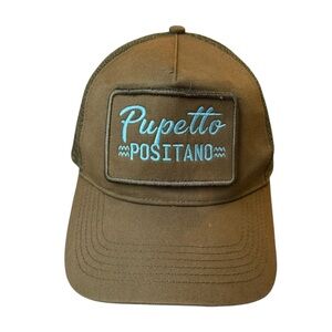 Beechfield Patch SnapBack Trucker Cap Hat Military Green Pupetto Positano Italy